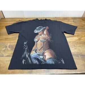 Beyonce Official Renaissance World Tour 2023 Merch RWT Disco Cowgirl USA Made L